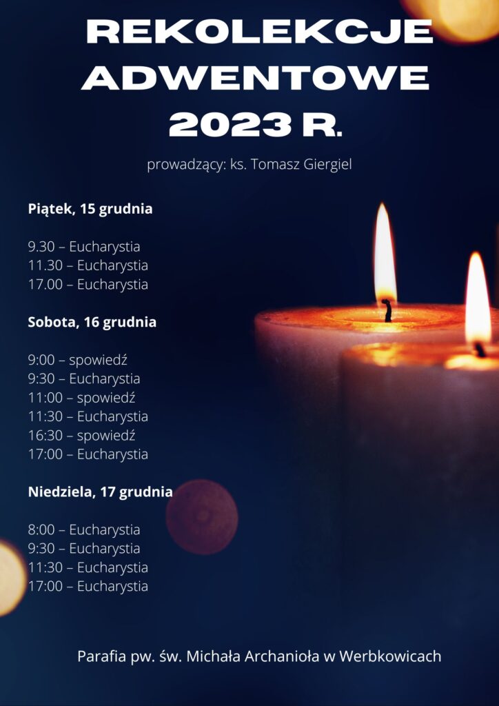 Rekolekcje adwentowe 2023 r.